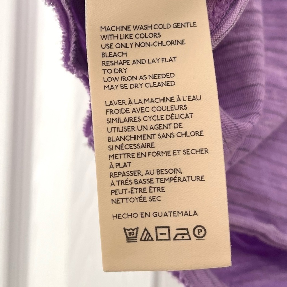 Pilcro Lavender Ruched Tank Top - Picture 6 of 14
